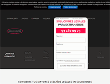 Tablet Screenshot of legalcity.es